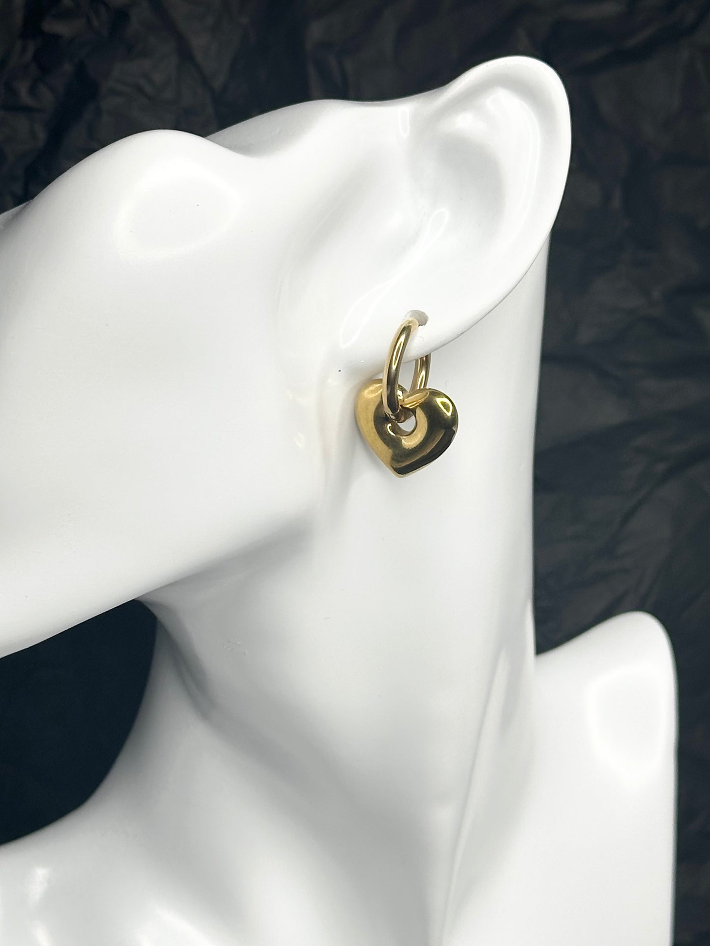 Love Locked Earrings Gold