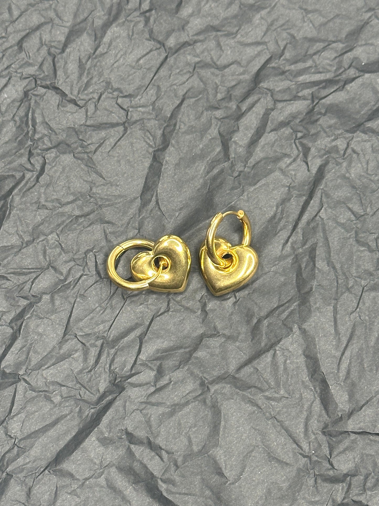 Love Locked Earrings Gold