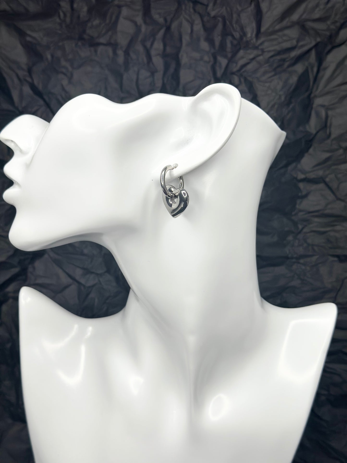Love Locked Earrings Silver