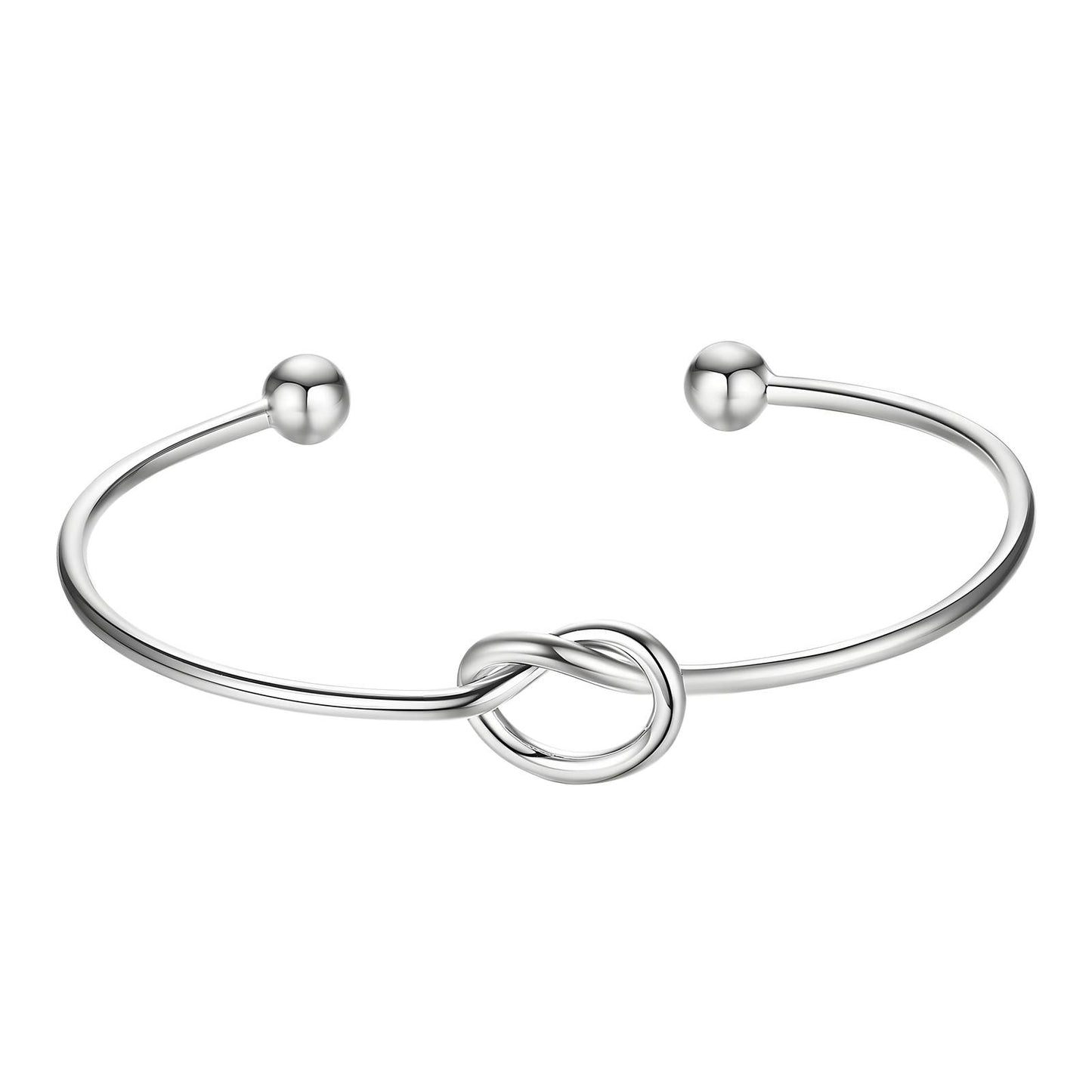 Knot Bangle Silver