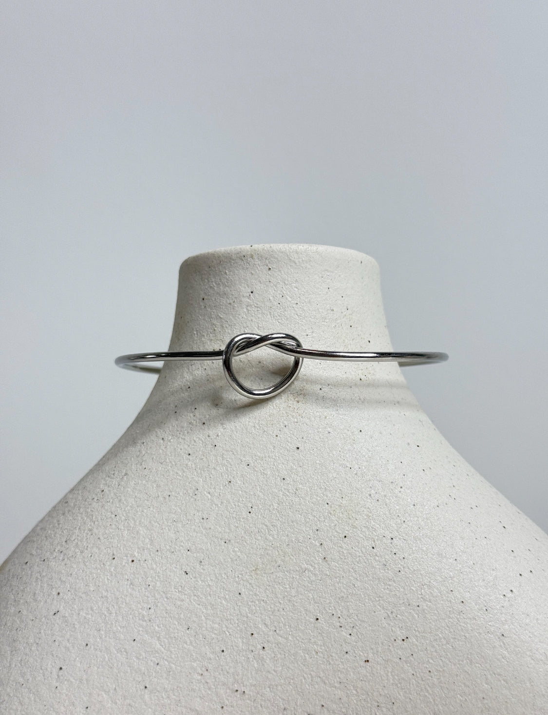 Knot Bangle Silver