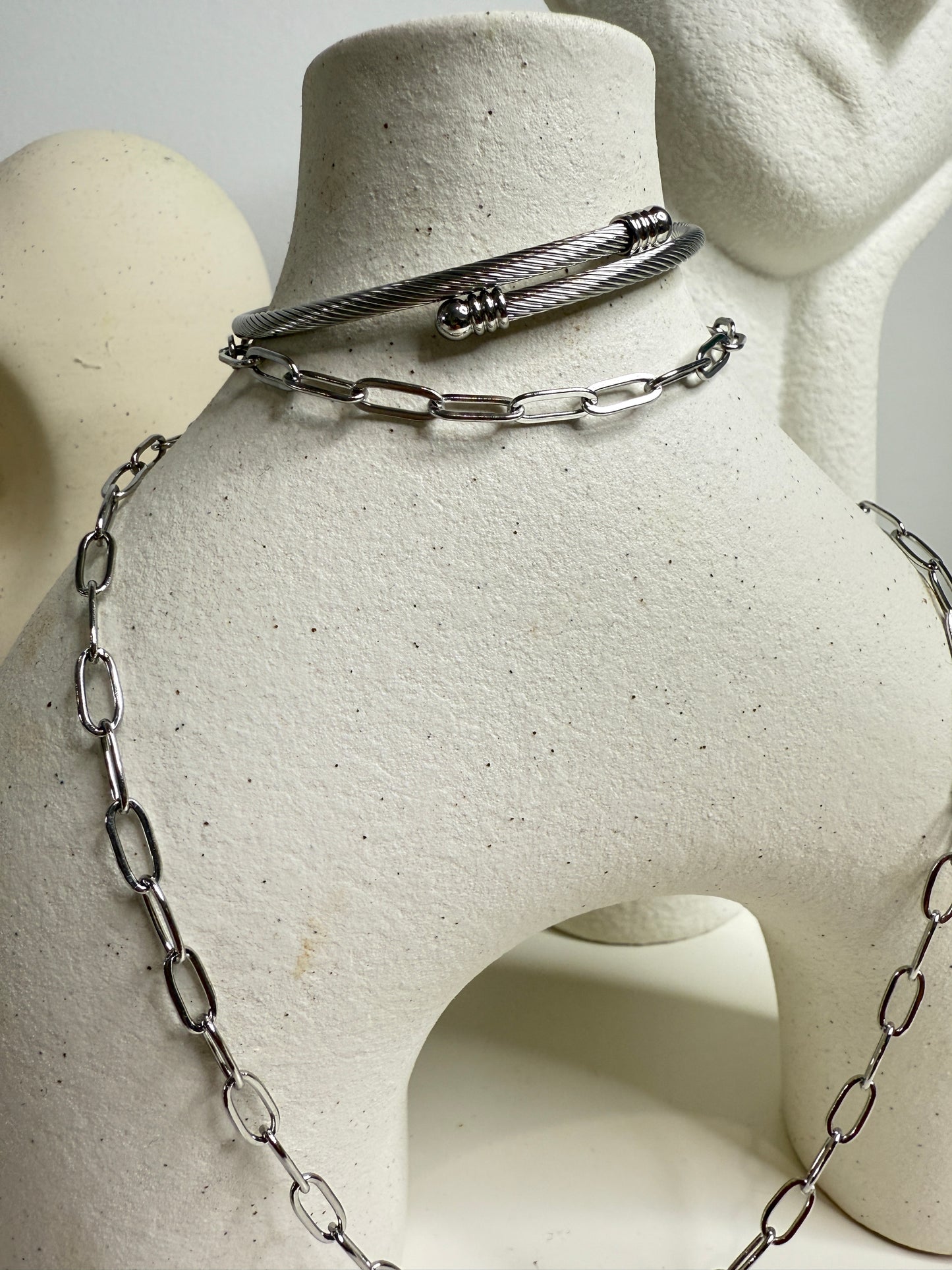 Cordua Bangle Silver