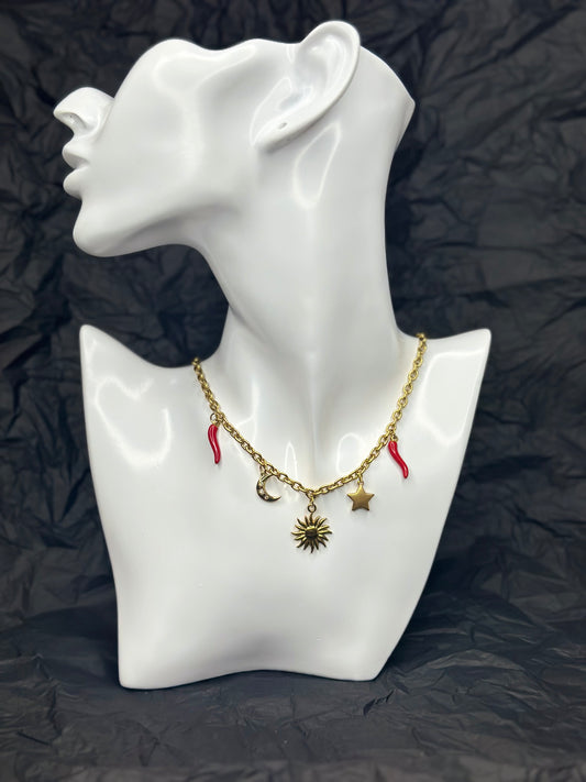 Cosmic Charm Necklace
