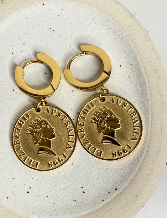 Trevi Earrings Gold