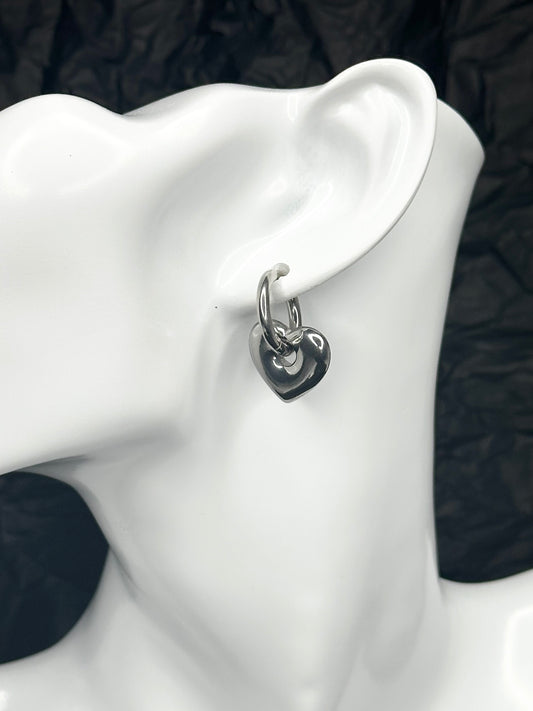 Love Locked Earrings Silver