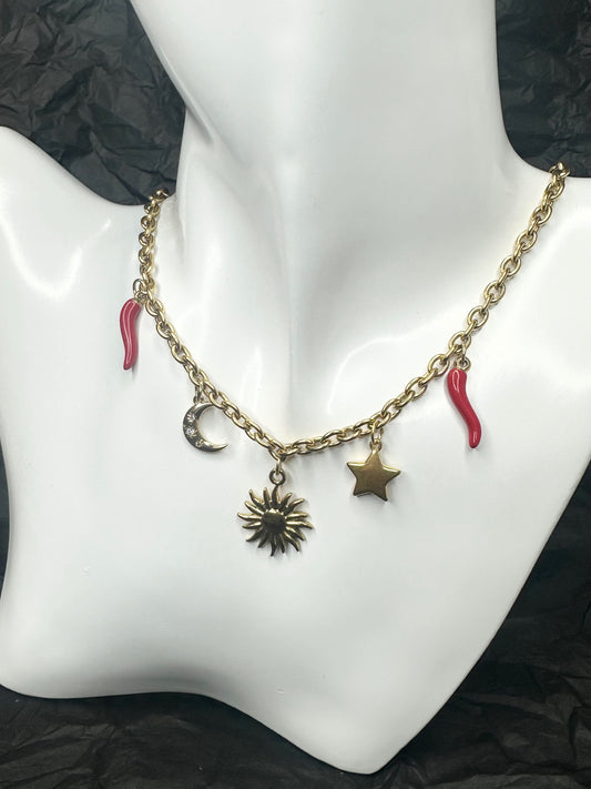 Cosmic Charm Necklace
