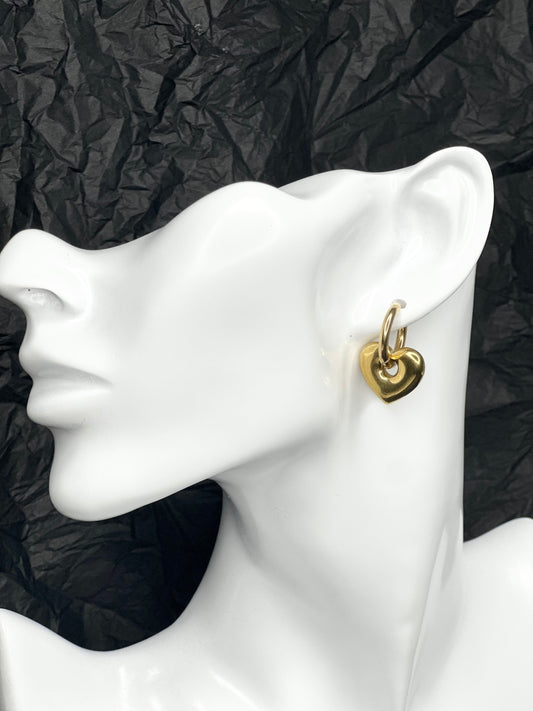 Love Locked Earrings Gold