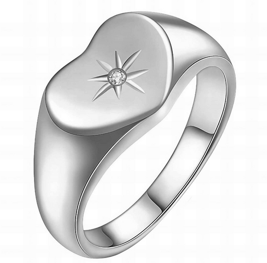 Corazon Ring Silver