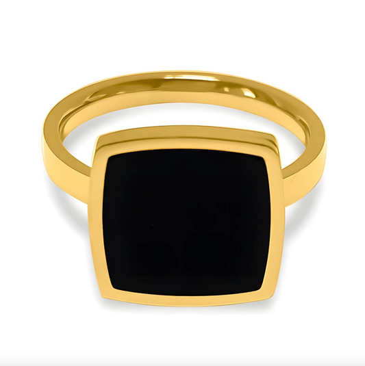 Black Cubic Ring