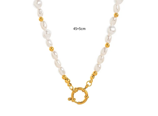 Costa Necklace (Gold Cornicello)